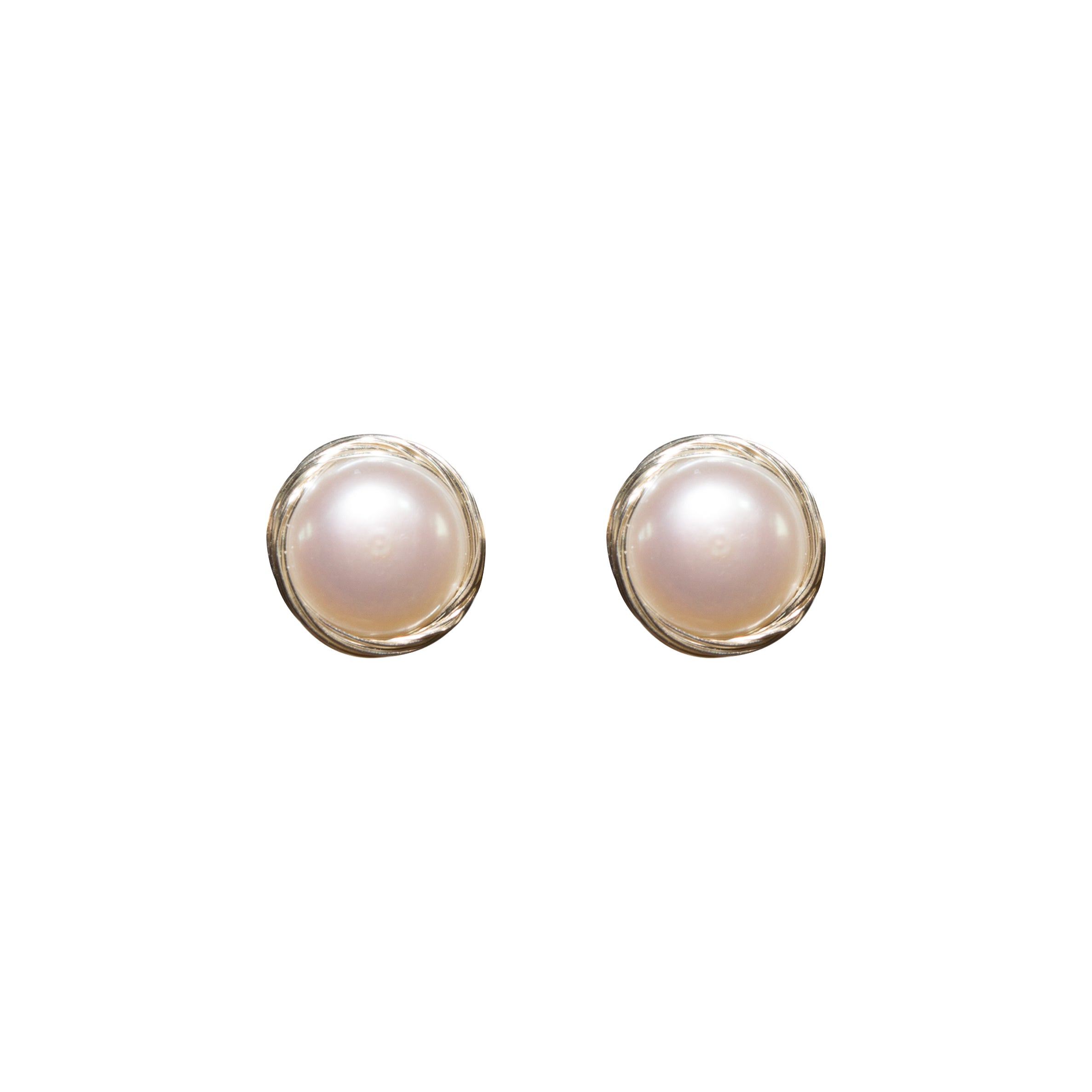 Radiant Touch Pearl Stud Earrings - Elegant & Hypoallergenic Jewelry for Women | Perfect for Weddings, Parties & Daily Wear
