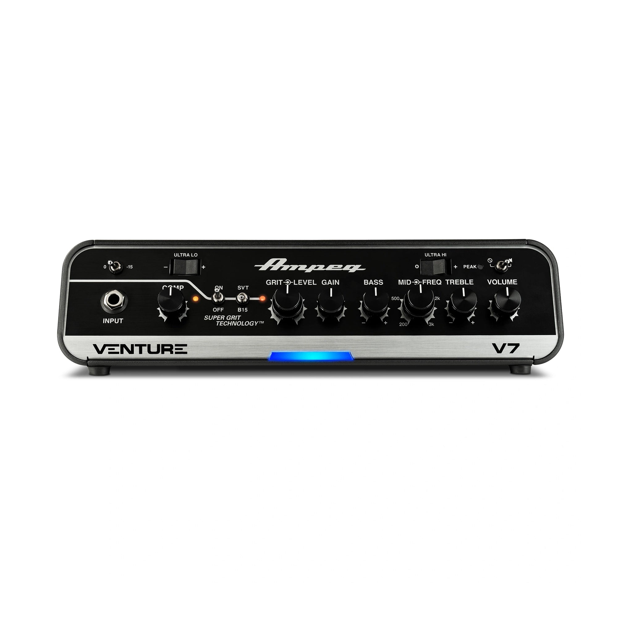 Ampeg Venture V7 700 Watt Bass Amplifier Head - Professional Bass Guitar Amp for Live Performances & Studio Recording