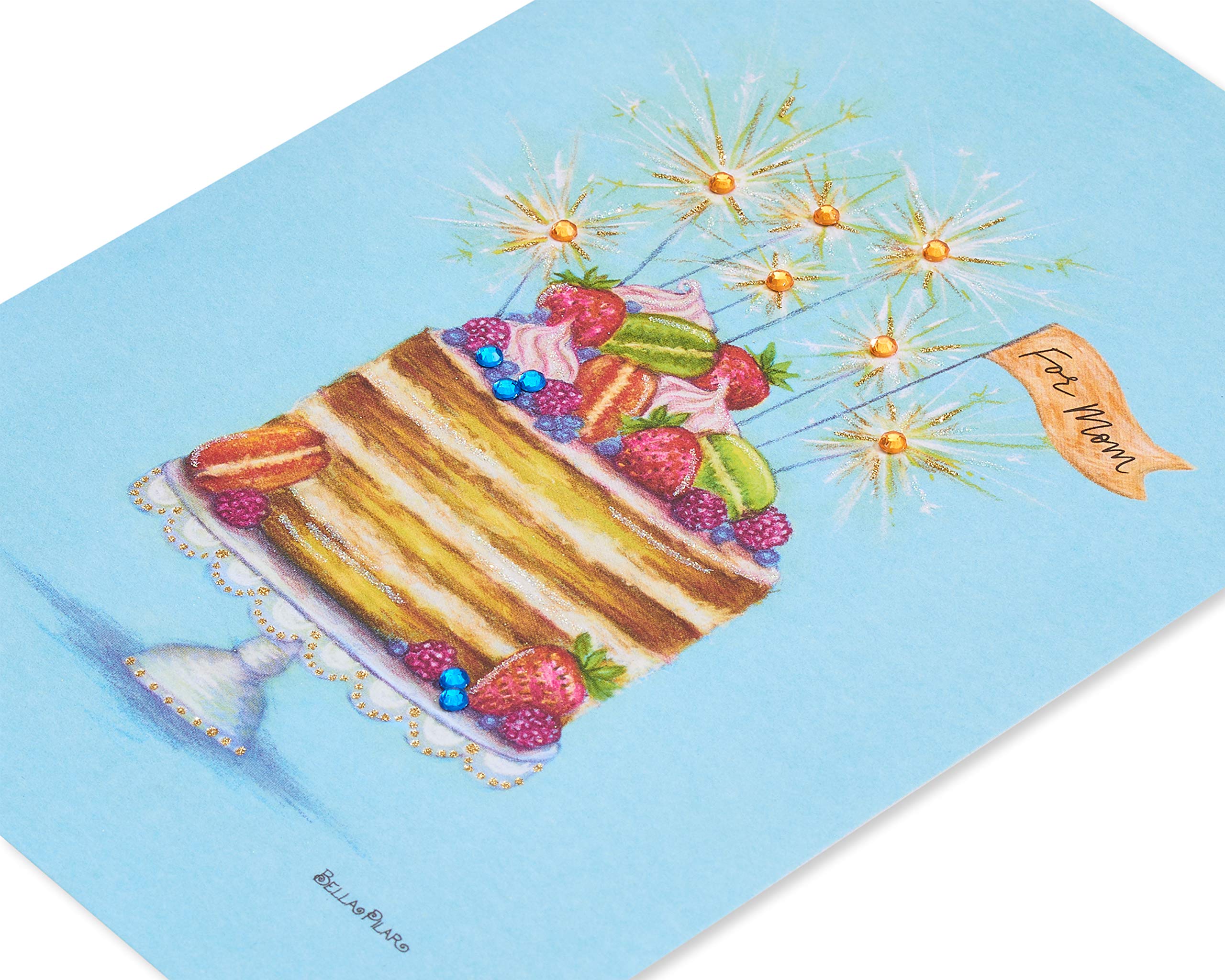 Beautiful Papyrus Birthday Card for Mom - Bella Pilar's Spectacular Mom Design | Perfect for Mother's Day, Birthday Gifts & Special Occasions