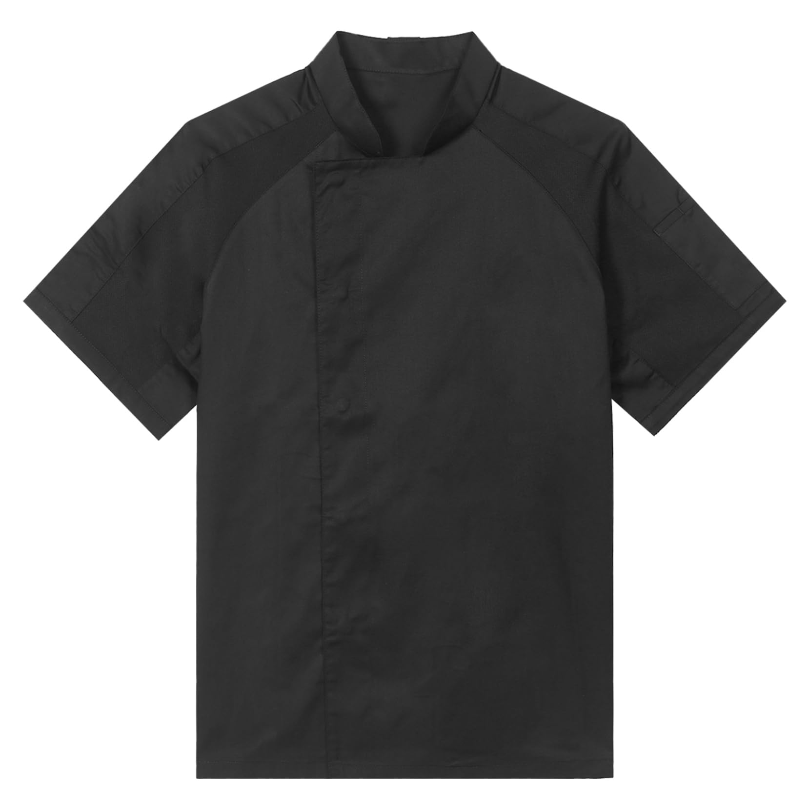 Unisex Short Sleeve Chef Coat - Professional Kitchen Cooking Jacket for Men & Women - Restaurant Uniform for Chefs, Bakers & Culinary Students
