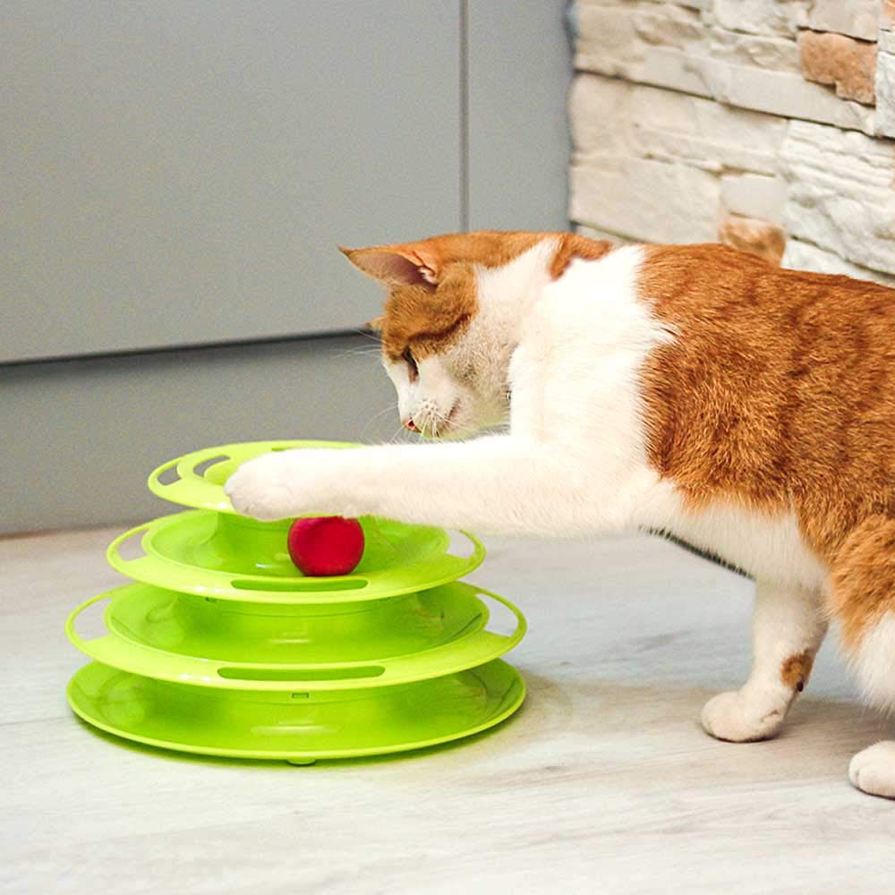 Ferplast Small Animal Toys for Hamsters, Rabbits & Guinea Pigs - Chew Toys, Exercise Wheels & Interactive Play Accessories for Pet Enrichment & Cage Entertainment