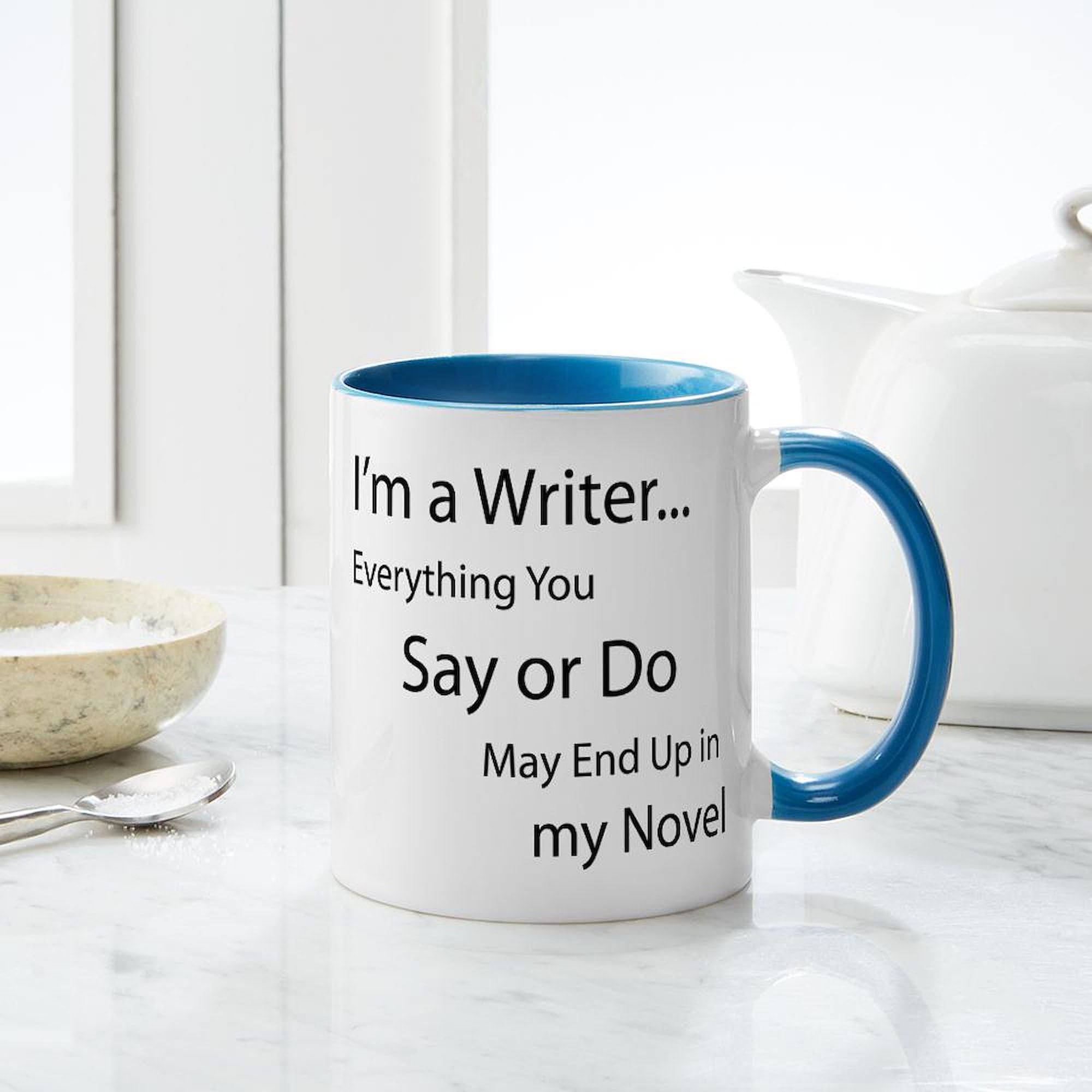 Best 11 oz (325 ml) Ceramic Coffee Mug for Writers - Perfect Gift for Authors, Book Lovers & Creative Minds - Ideal for Home, Office & Coffee Shops