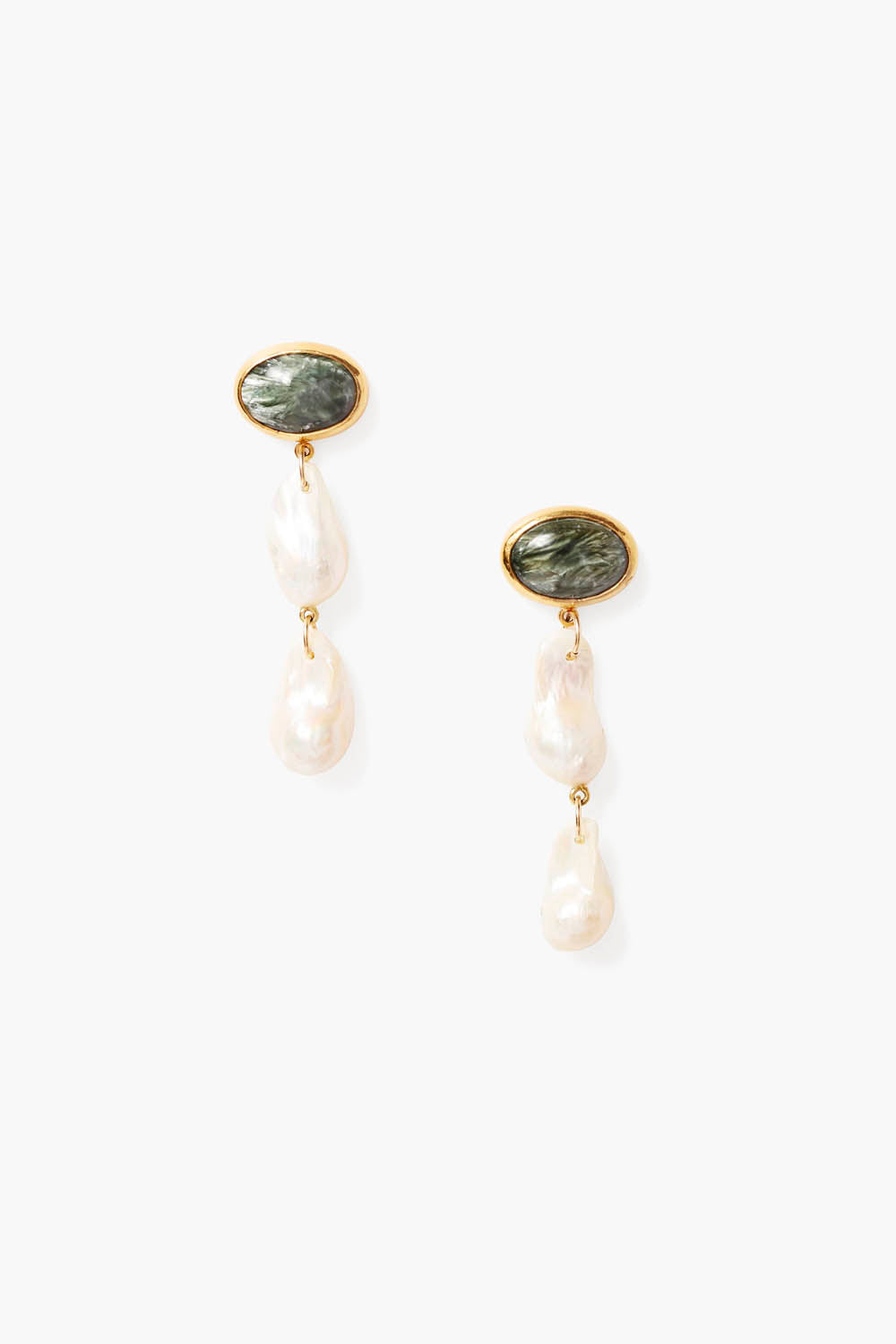 Elegant White Pearl Georgette Drop Earrings for Women - Perfect for Weddings, Parties & Special Occasions