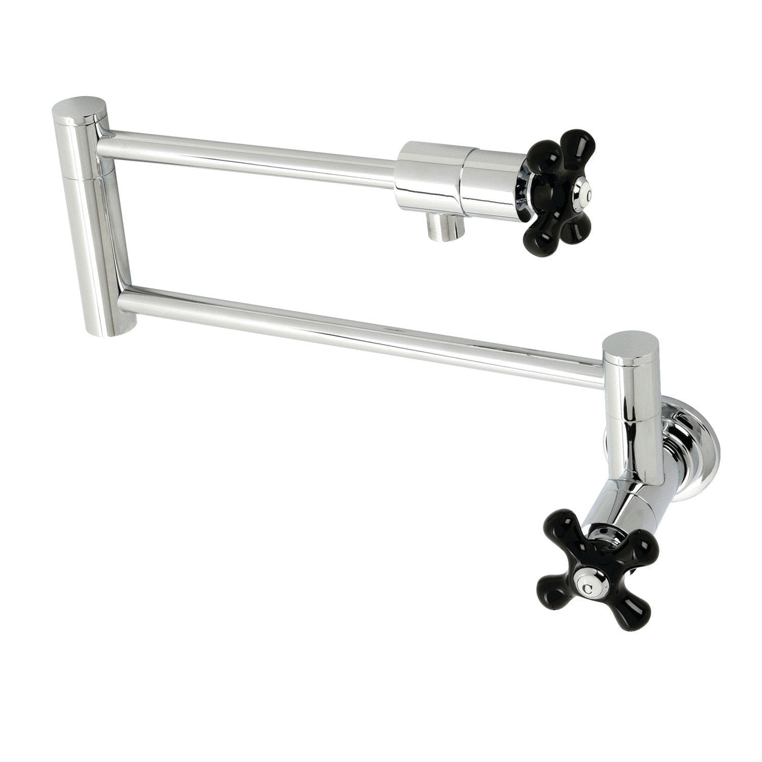 Duchess Pot Filler - 18-Inch Brushed Nickel Wall Mount Faucet for Kitchen Sink, Ideal for Cooking, Filling Large Pots & Pans