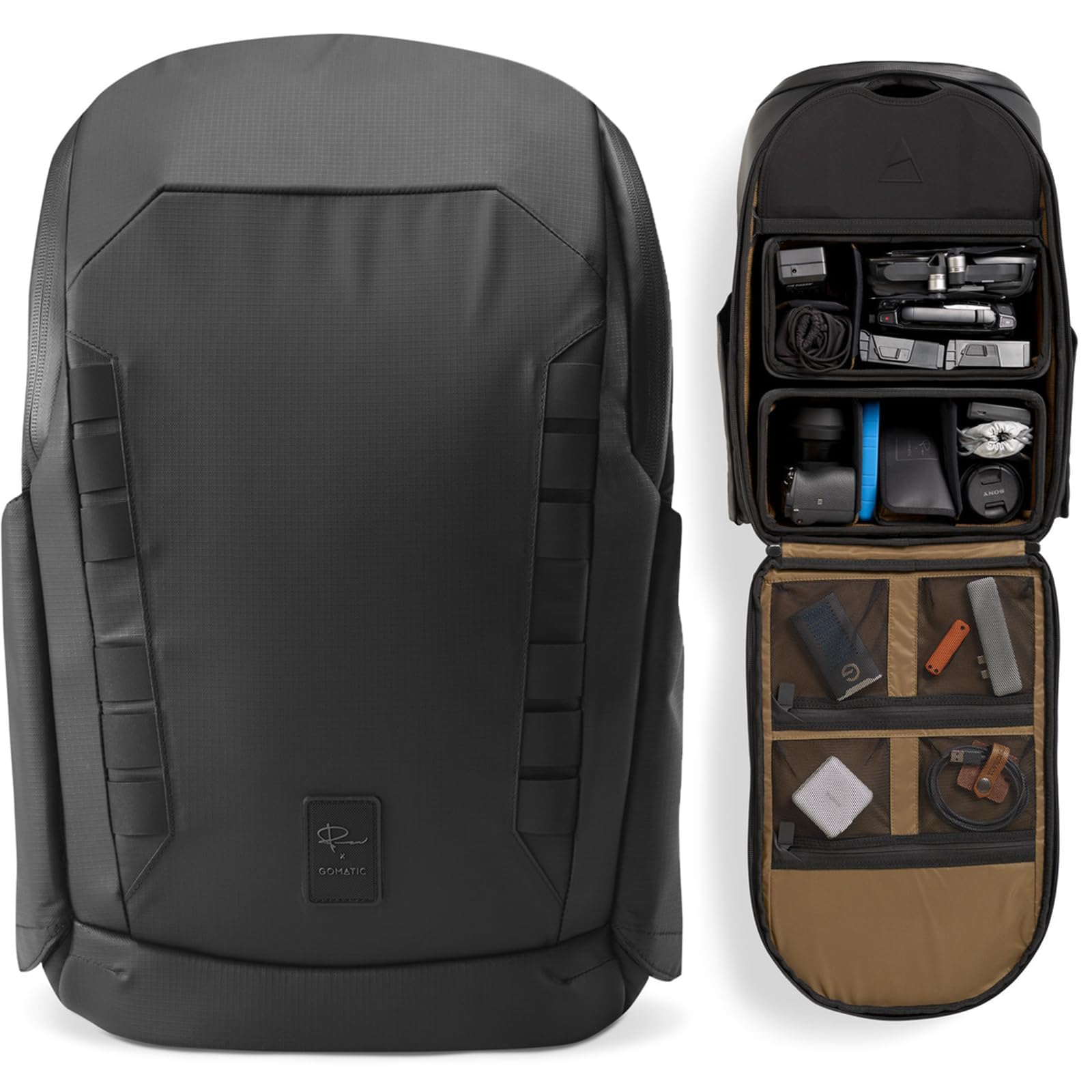 Gomatic Peter McKinnon Camera Backpack - 25L Waterproof DSLR Camera Bag for Travel & Photography | Holds Multiple Cameras, 16
