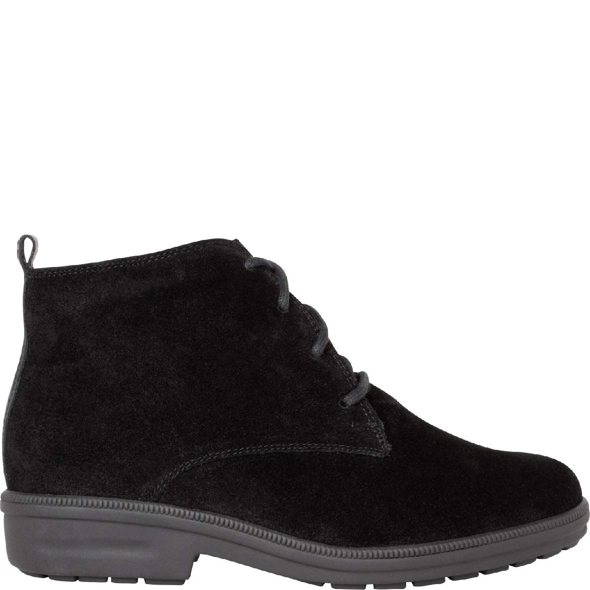Women's Black Ankle Boots - Size 7 | Comfortable Winter Shoes for Women | Perfect for Office, Casual Wear & Outdoor Activities