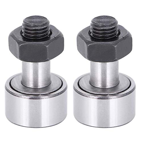 2Pcs KR22/CF10 Stud Type Needle Roller Bearing Cam Follower Bearing - Bolt Type Roller Needle Bearing for Industrial Machinery, Conveyor Systems & Automotive Applications