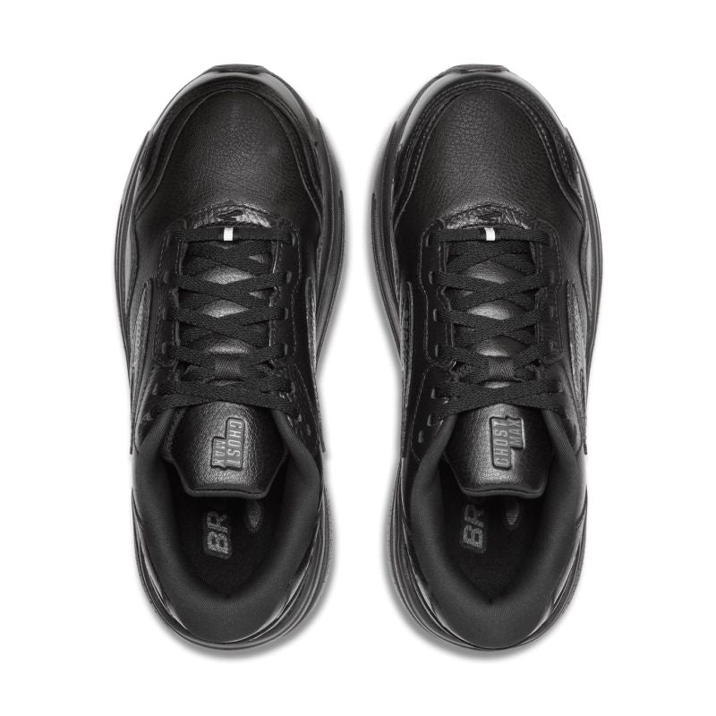 Brooks Ghost Max 2 Leather Wide Walking Shoes for Men (2E Width) - Comfortable Support for Long Walks, Hiking & Daily Wear