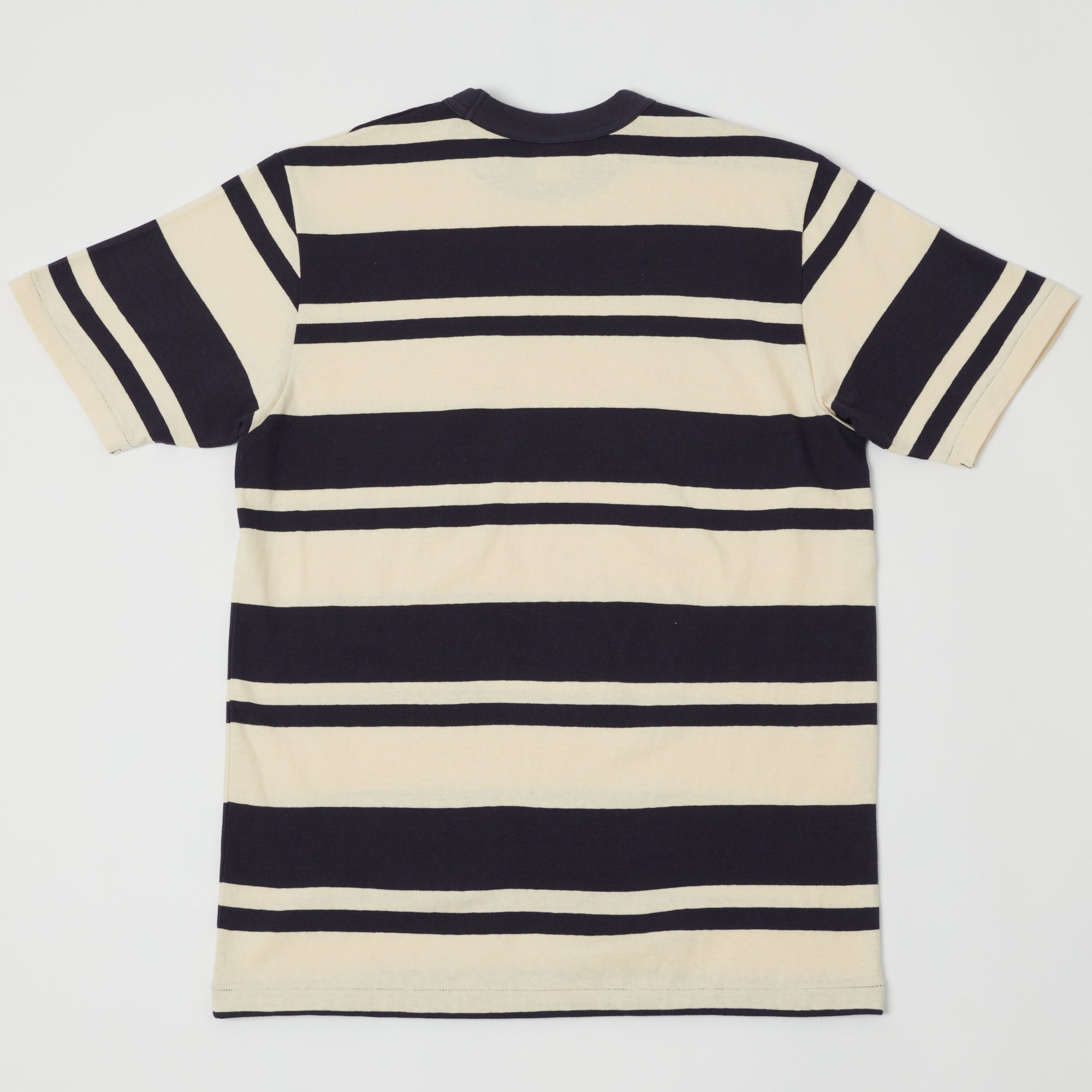 Freewheelers 'Power Wear' Striped T-Shirt Set for Men & Women - Comfortable Cotton Tee for Casual Wear, Gym, and Everyday Outfits | Old Navy/Dry Cream Style