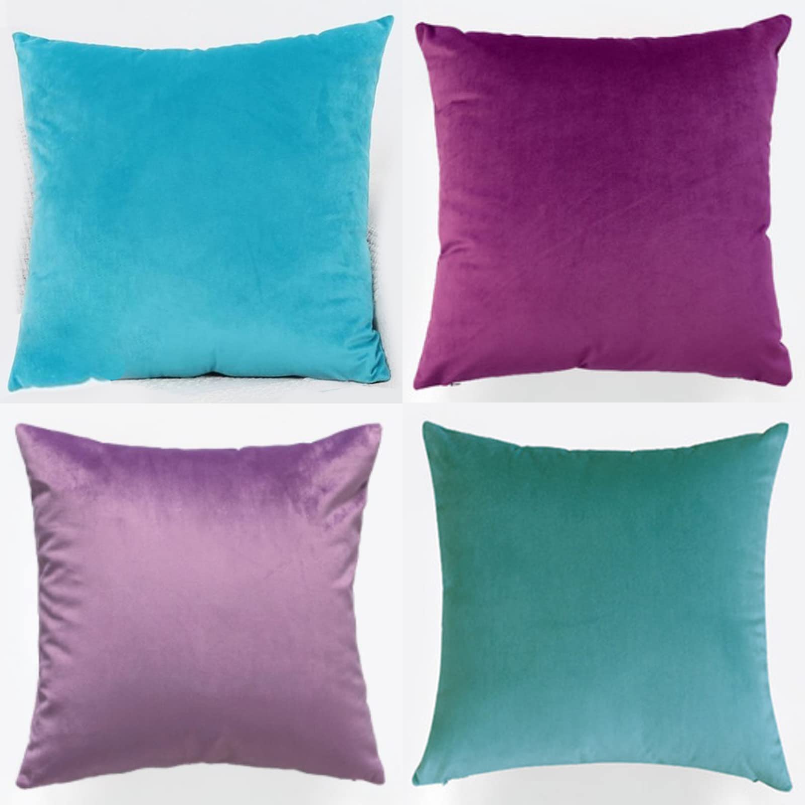 **Nordic Velvet Lumbar Pillow Set - 4-Piece Home & Office Backrest Cushions for Sofa, Car, and Chair Support - Soft Decorative Pillowcases for Comfort & Style**    *(Perfect for Living Room, Bedroom, Workspace & Travel - Enhances Comfort & Aesthetic Appeal)*