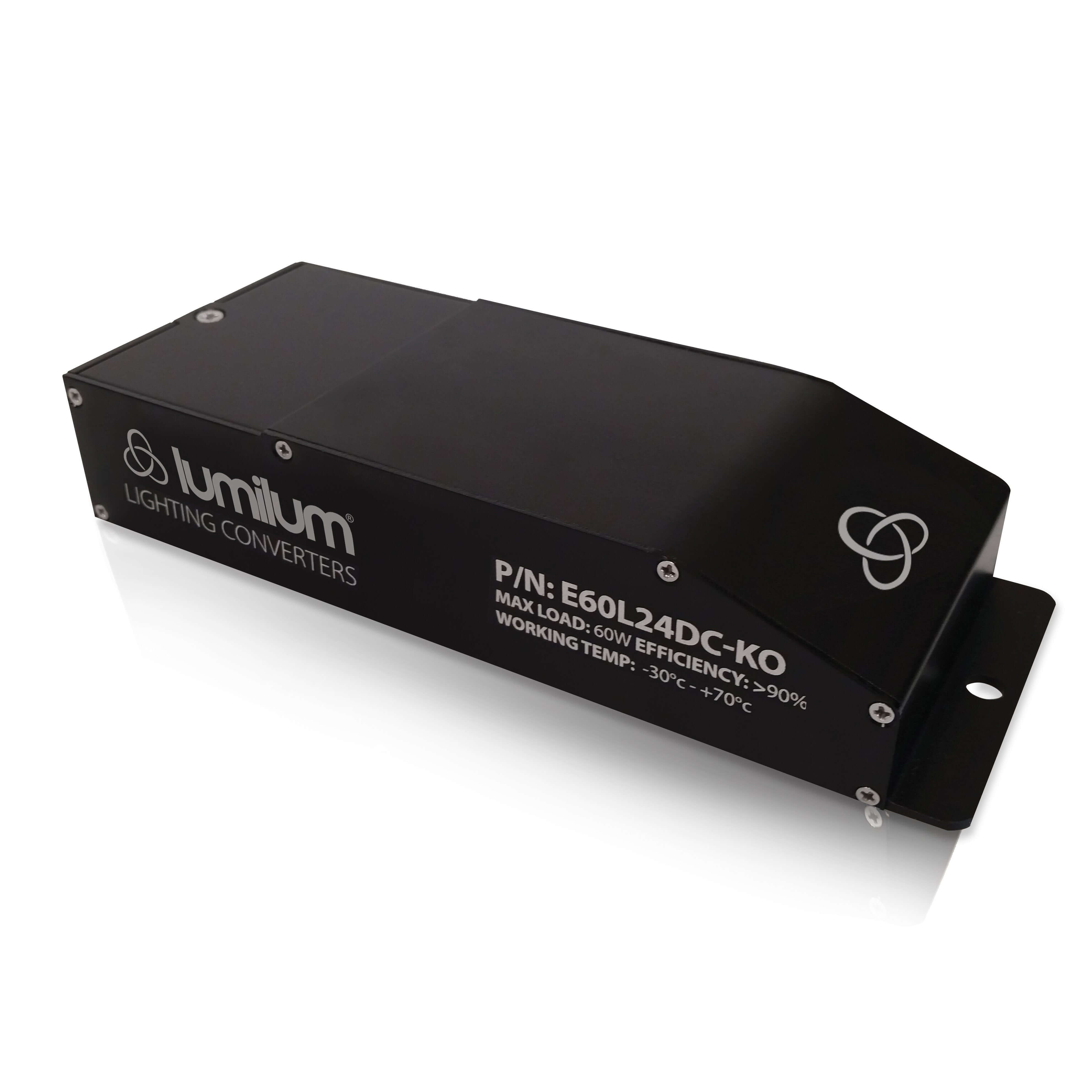 24V LED Power Supply Transformer - 40W, 60W, 96W Waterproof Driver for Outdoor/Indoor LED Strip Lights, Landscape Lighting, Signage - UL Listed (Input 120V AC)