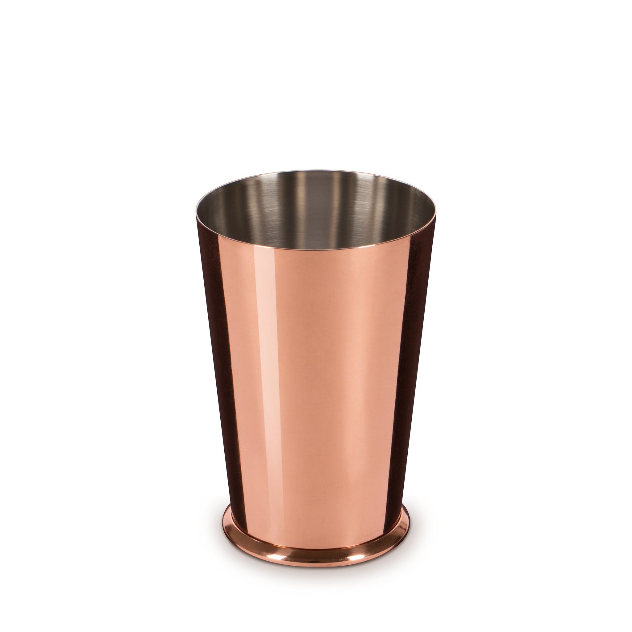 LEOPOLD™ Small Weighted Copper Plated Shaking Tin - 18oz (532ml) Cocktail Mixing Tool for Bartenders & Home Bars - Perfect for Martinis, Margaritas & Shaken Drinks
