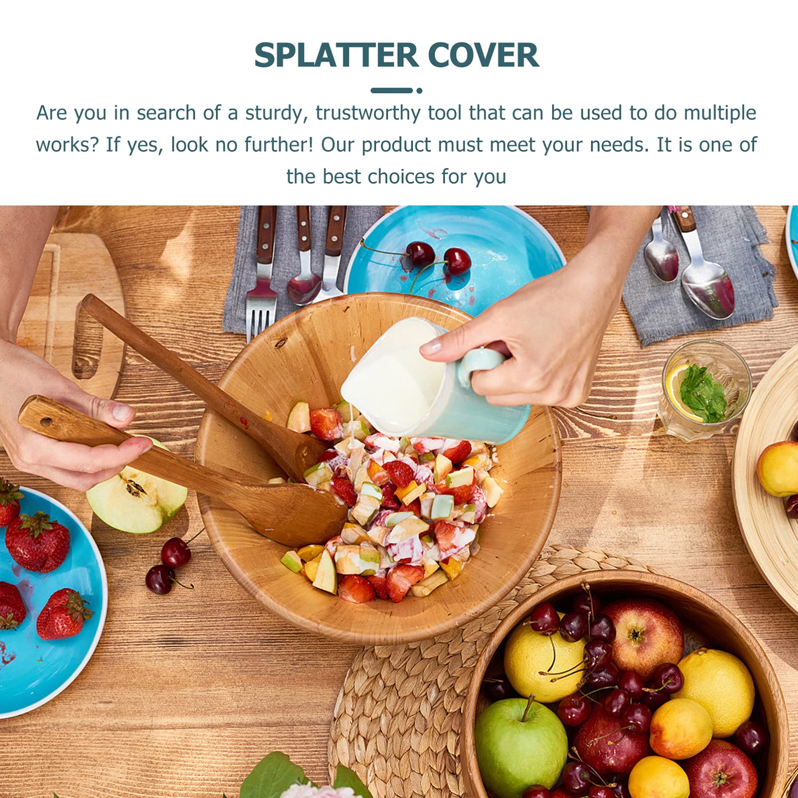 Reusable Microwave Splatter Cover - Oven Safe Food Protection Lid, Anti-Splash Plate Cover for Grilling, Baking & Camping | BPA-Free PP Material, White Serving Plate Accessory (Perfect for Meal Prep, Leftovers & Microwave Cooking)