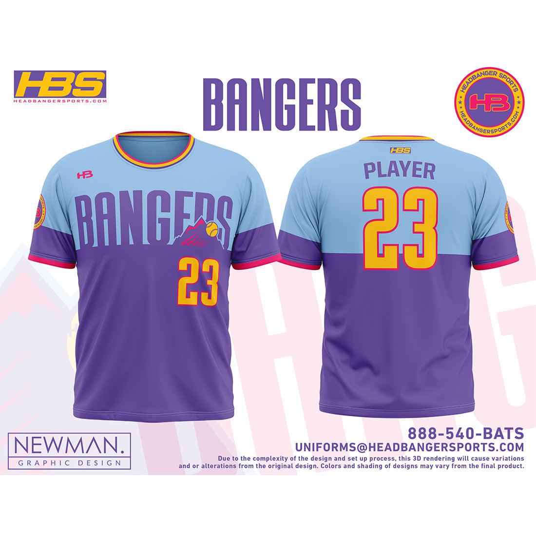 HB Sports Exclusive HB City Connect Short Sleeve Baseball Jersey - Rocky Mountain Team Style | Perfect for Game Day, Fan Events & Casual Wear