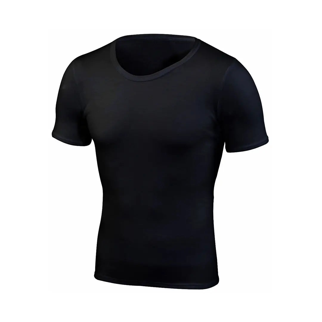 Meraklon Short Sleeve Mid Layer V Neck Top - Lightweight Thermal Base Layer for Women - Perfect for Hiking, Running & Outdoor Activities