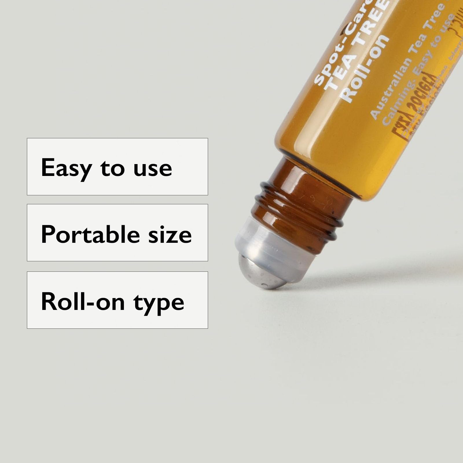 Tea Tree Acne Roll-On Treatment for Sensitive Skin - Spot Care for Pimples & Blemishes - Perfect for Travel & Daily Use
