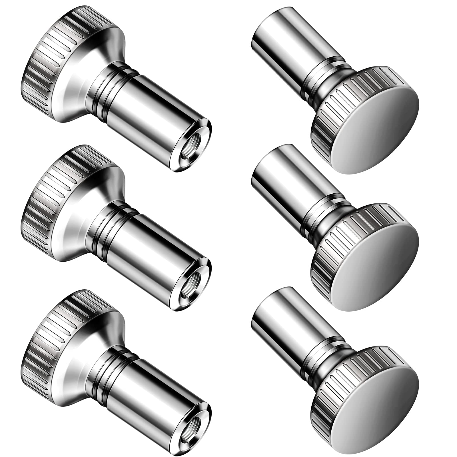 6-Pack Lamp Socket Knob Replacement Switch - Compatible with Most Ceiling Fans, Light Fixtures & Wall Switches - Durable Rotary Control Knobs for Home Lighting & Ventilation Systems