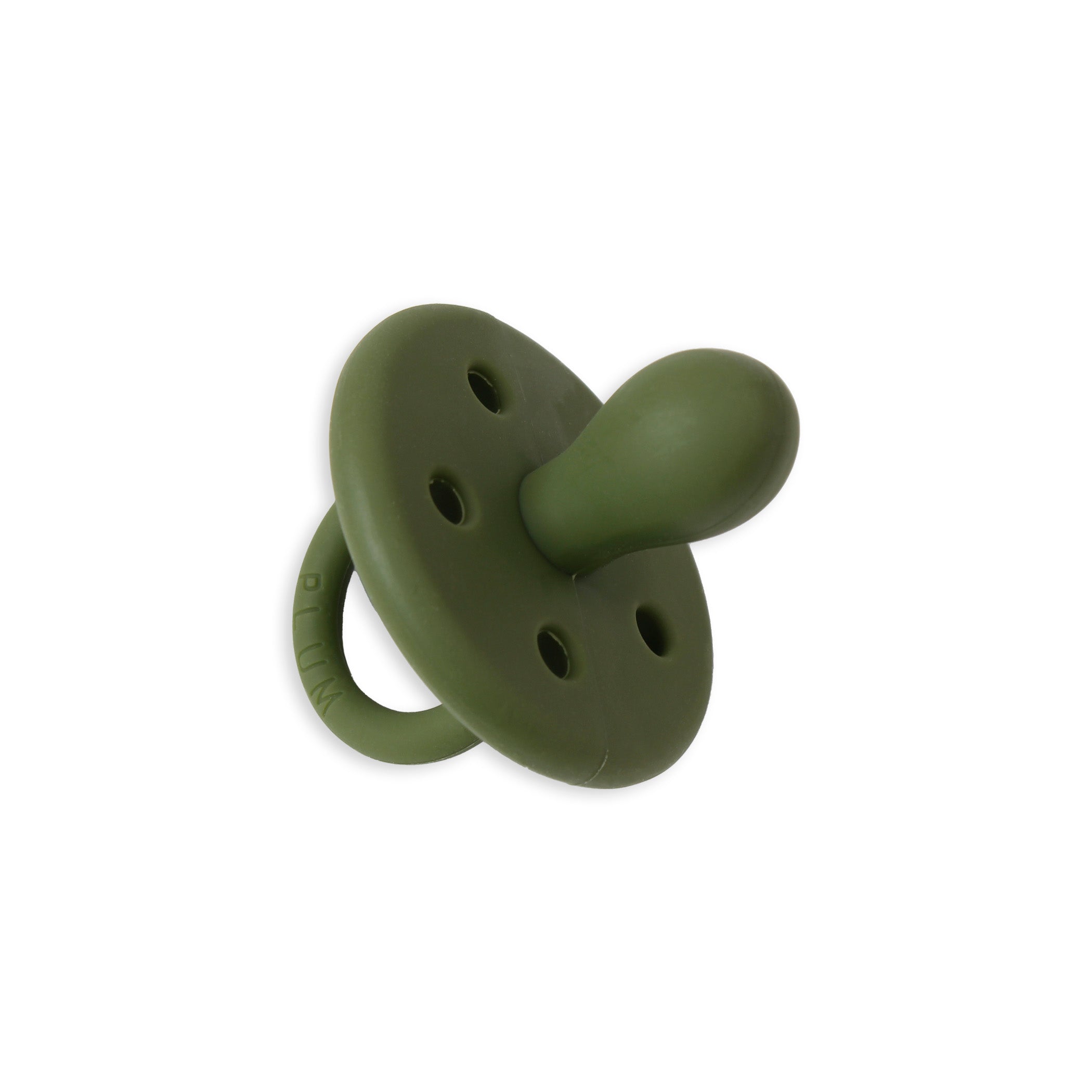 4 Pack Silicone Soothers for Babies - Green Sand, Eucalyptus, Olive & Pesto Colors | Gentle Teething Relief for Infants | Perfect for Daycare, Travel & Home Use
