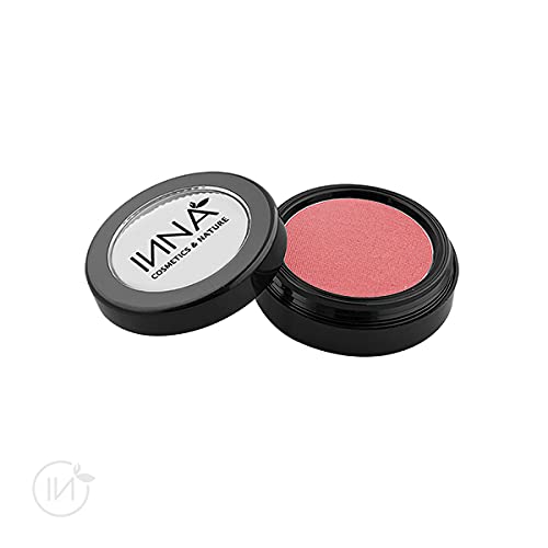 Inna Cosmetics & Nature - 100% Natural Vegan Blush, Gluten Free, Paraben Free, Oil-Free Mineral Makeup, Cruelty-Free Made in Canada, 3g (Fantastic Rose) - Perfect for Daily Wear & Special Occasions