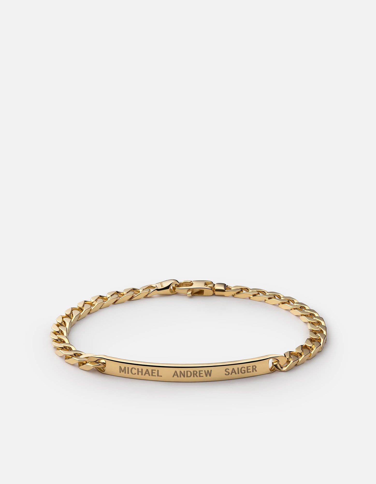 4mm ID Gold Vermeil Chain Bracelet for Women - Elegant Minimalist Jewelry for Everyday Wear, Gifts & Special Occasions