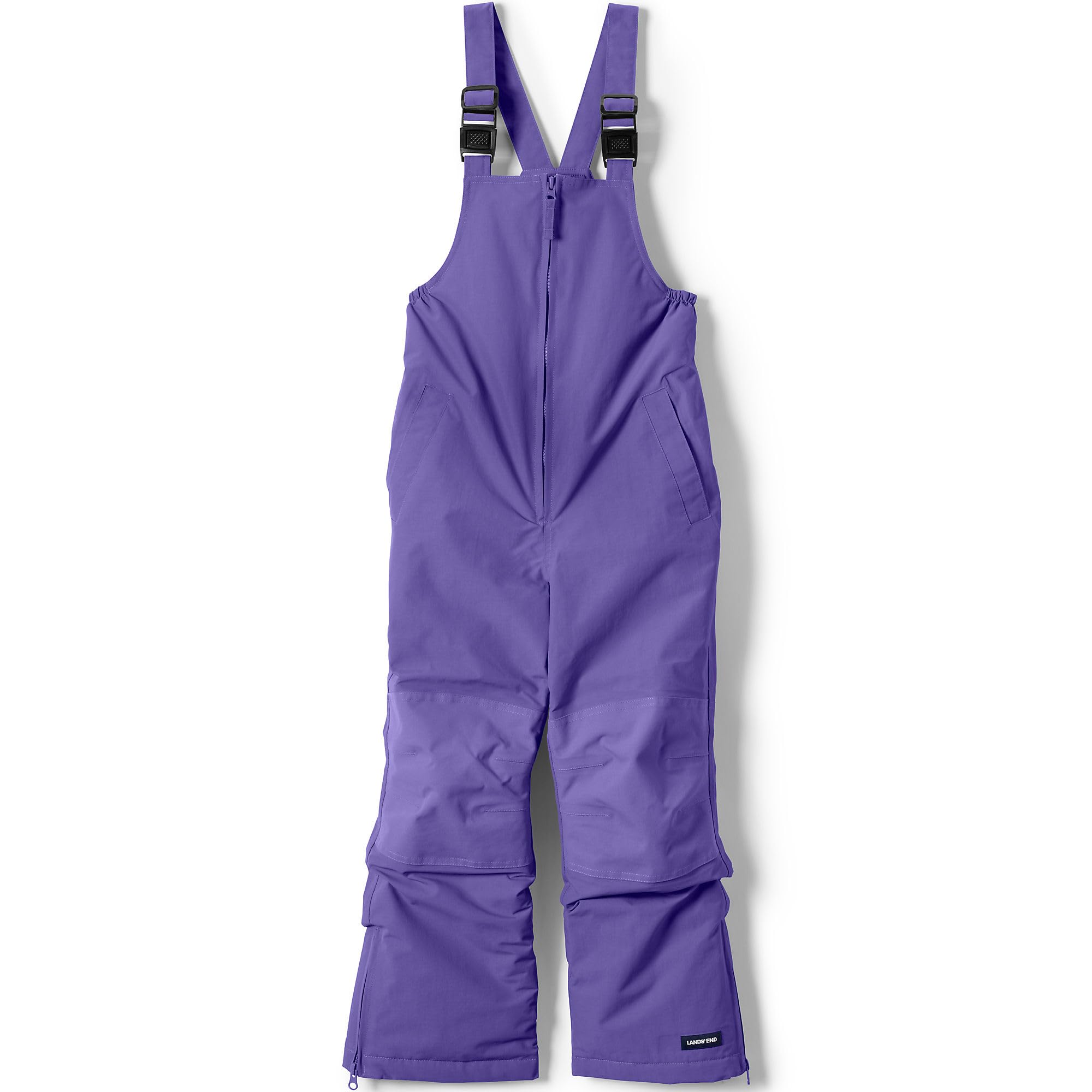 Lands' End Kids' Squall Snow Bibs - Waterproof Insulated Snow Pants for Boys & Girls, Ultra Violet, Size 14 - Perfect for Skiing, Snowboarding & Winter Play