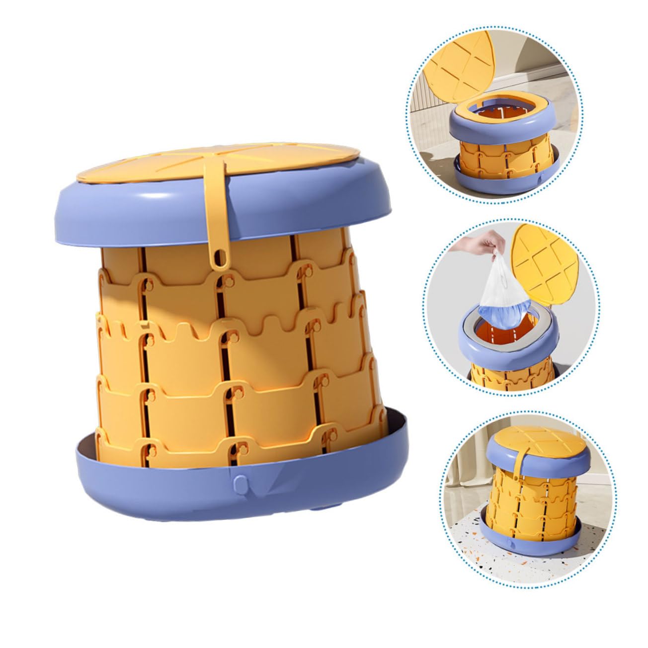 Foldable Portable Travel Toilet Seat for Boys - Lightweight Potty Training Aid for Camping, Road Trips & Home Use - Compact Design for Easy Storage & Travel