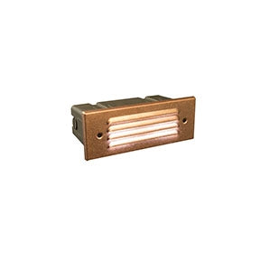 FX LM2LEDBZ Bronze Metallic Wall Light with 2 LED Bulbs - Indoor/Outdoor Lighting for Patio, Garden, and Hallway Decor