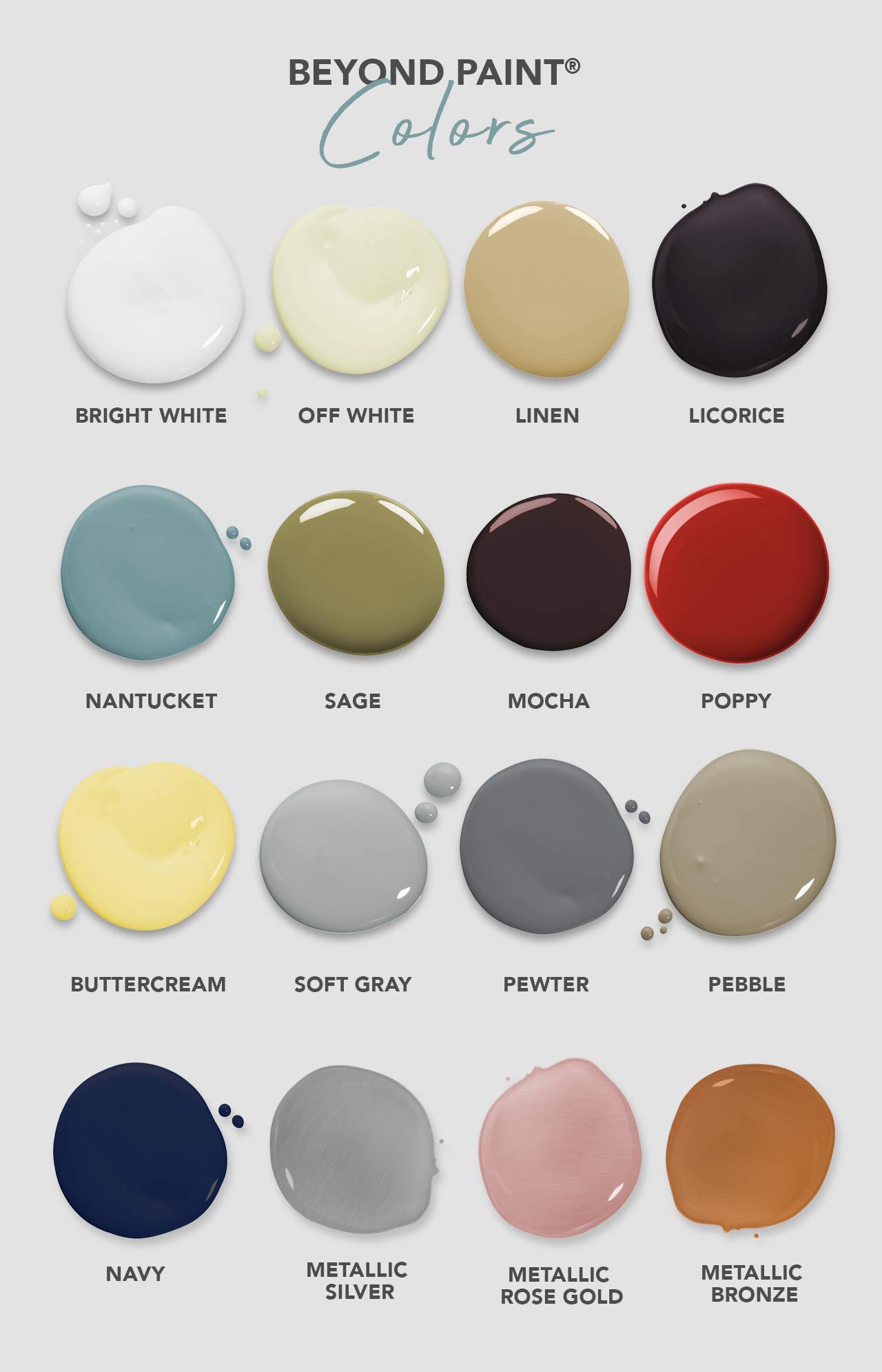 Beyond Paint All-in-One Refinishing Paint for Furniture, Cabinets & More - 1 Gallon, Buttercream Color | DIY Home Improvement, Kitchen Cabinet Makeover, Wood Furniture Restoration