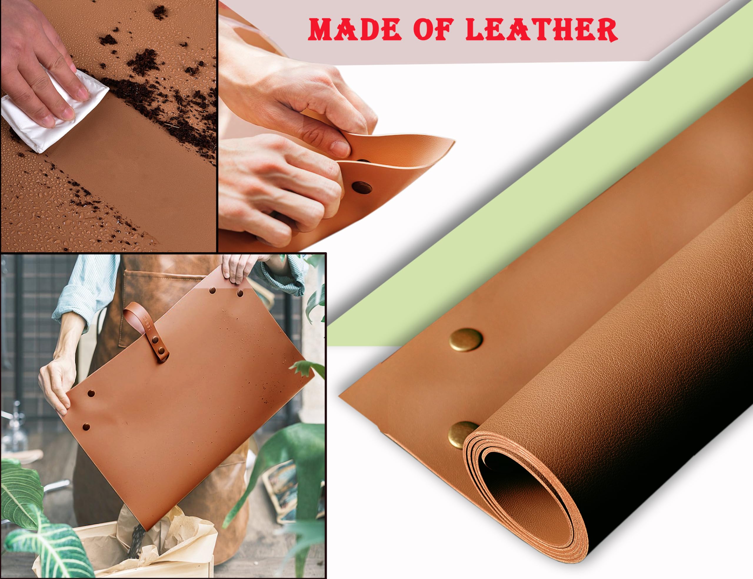 Waterproof Leather Plant Repotting Mat - 30