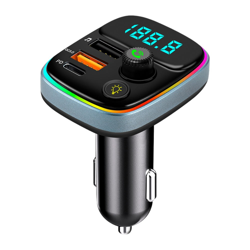 Mpow Bluetooth FM Transmitter for Car - Wireless Audio Adapter & Charger, Hands-Free Calling, MP3 Player - Perfect for Road Trips & Commuting