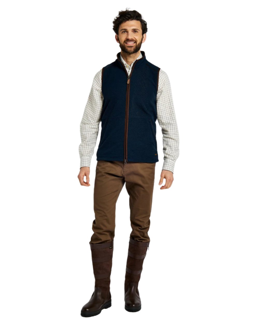 Dubarry Men's Lifford Fleece Gilet - Lightweight Warm Vest for Outdoor Activities, Hiking & Casual Wear