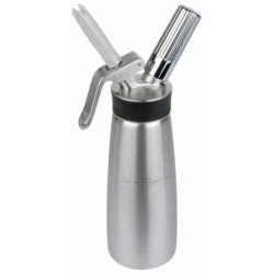 iSi Cream Profi Whipped Cream Dispenser - Professional Stainless Steel Whipped Cream Maker for Desserts, Coffee & Cocktails | Perfect for Home Baking, Cafe & Party Use