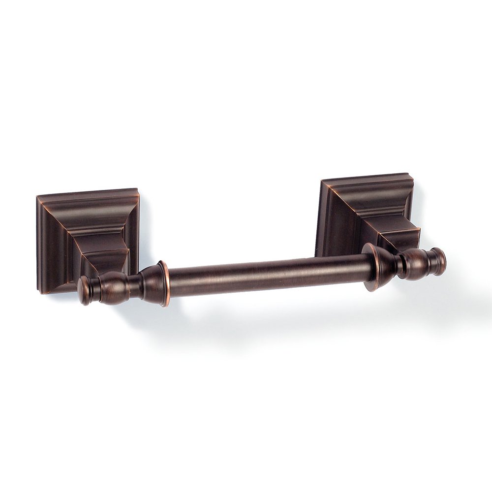Amerock 26517-ORB Oil Rubbed Bronze Wall Mounted Toilet Paper Holder - Elegant Bathroom Tissue Roll Dispenser for Home & Commercial Use