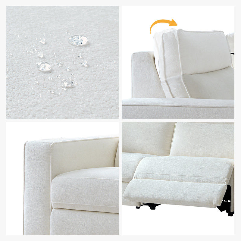 EliteNest Smart Modular Sofa with Power Recliners - Easy Assembly, Customizable Living Room Furniture for Modern Home & Entertainment Spaces