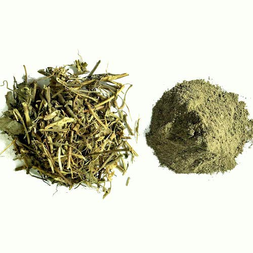 Organic Bhringraj Powder (False Daisy) by Sanaa Zesty - 8 oz | Ayurvedic Hair Growth & Scalp Treatment for Thicker, Healthier Hair | Natural Herbal Remedy for Hair Loss & Dandruff