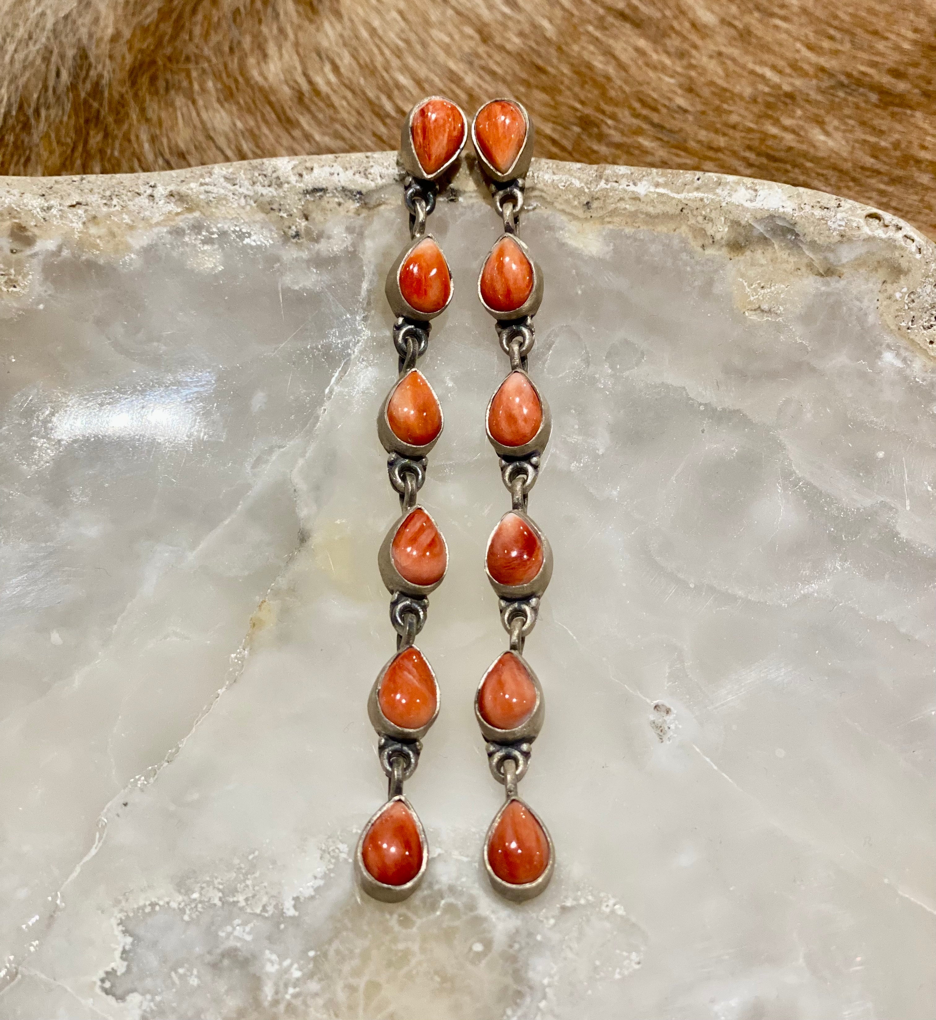Spiny Drop Earrings for Women - Unique Boho Dangle Earrings for Party, Wedding & Everyday Wear | Hypoallergenic & Lightweight Fashion Jewelry