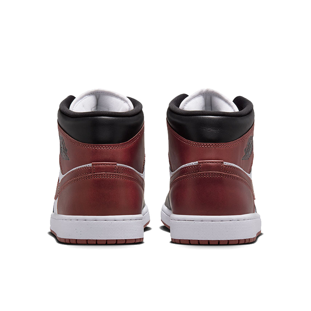 AIR JORDAN 1 MID SE DARK PONY Basketball Shoes for Men - Retro High Top Sneakers with Cushioned Support - Perfect for Streetwear, Casual Wear & Basketball Games