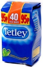 Tetley Tea Bags - 40 Count Black Tea Bags for Hot or Iced Tea | Perfect for Morning Boost, Afternoon Relaxation & Office Break