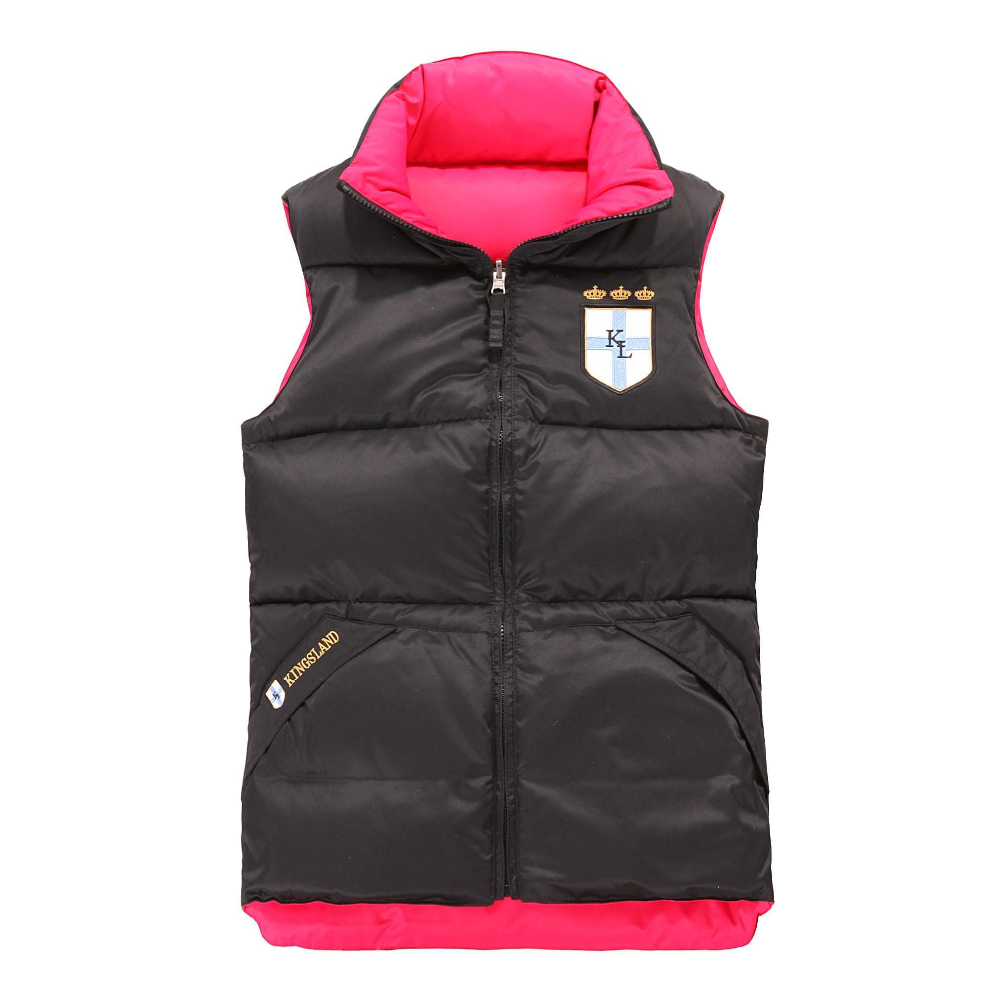 Kingsland Equestrian Fenn Ladies Reversible Lightweight Down Vest for Women - Warm Winter Puffer Jacket for Horse Riding, Outdoor Activities & Casual Wear