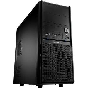 Cooler Master RC342KKR400U3 Elite RC-342 Mid Tower ATX Computer Case - High Airflow, USB 3.0, Black - Perfect for Gaming PC Builds & Home Office Workstations