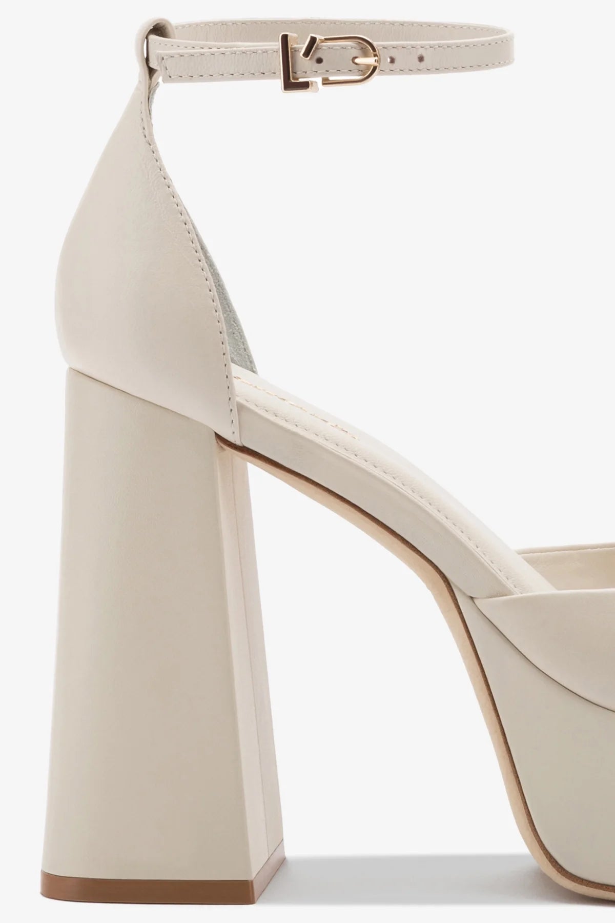 Ari Pump Women's Shoes in Ivory Leather - Elegant & Comfortable Heels for Work, Party & Wedding | Perfect for Office, Formal Events & Special Occasions