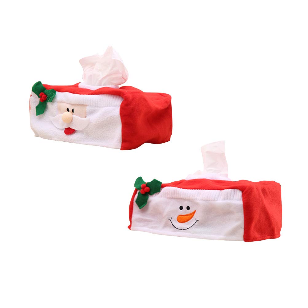 BESPORTBLE 2-Pack Napkin Holder Box - Freestanding Countertop Tissue Dispenser for Kitchen, Bar, Restaurant & Dining Room - Hand Towel Tray & Cocktail Paper Storage Container