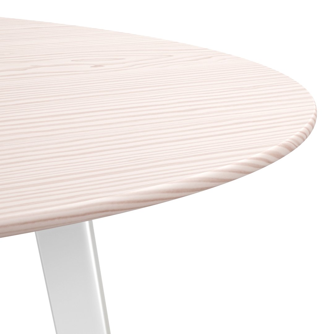 JW Round Dining Table - Modern & Stylish for Kitchen, Dining Room, and Small Spaces