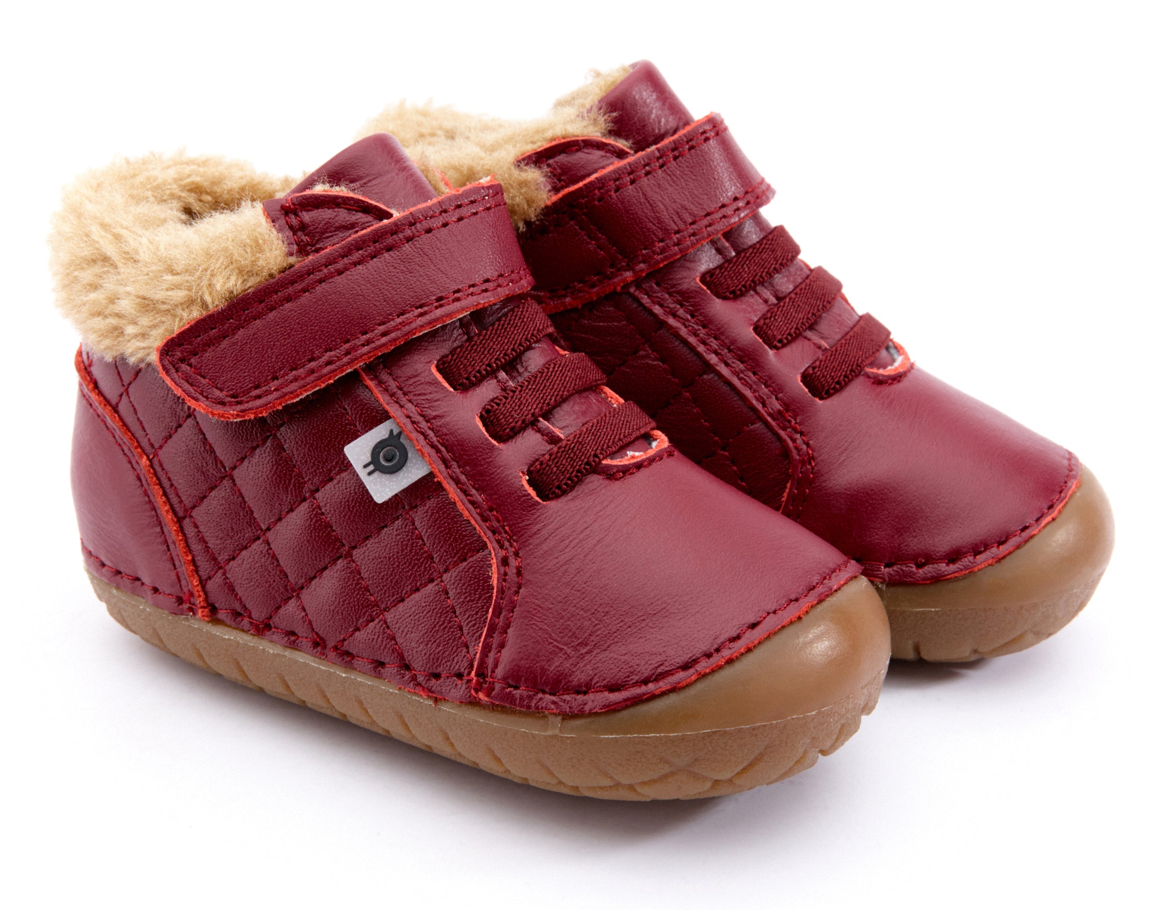 Old Soles 4070 Flake Pave Sneaker Booties for Boys & Girls - Comfortable Burgundy Winter Shoes for Kids | Perfect for School, Playdates & Outdoor Adventures