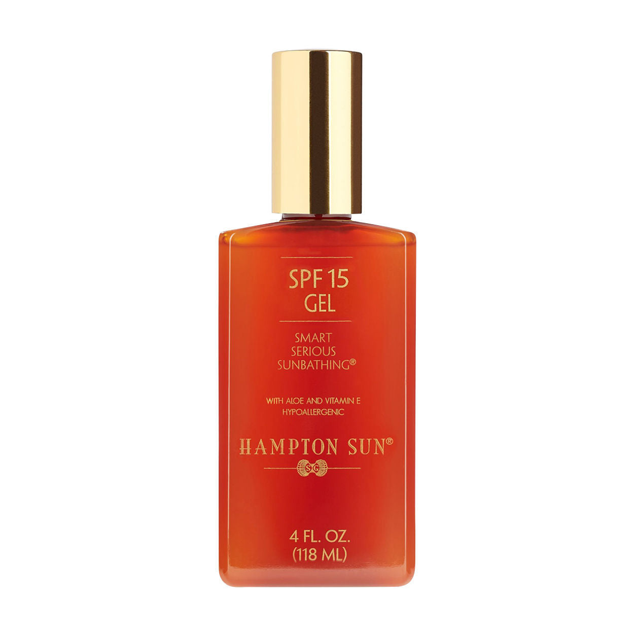 Hampton Sun SPF 15 Sunscreen Gel - Lightweight & Non-Greasy Formula for Face & Body - Perfect for Beach, Pool & Outdoor Activities