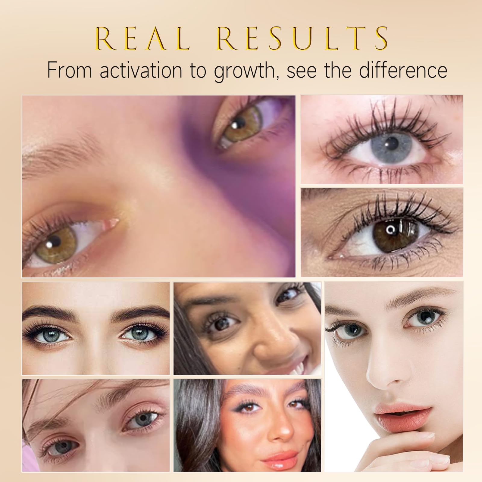 Eyelash Growth Serum with 15 Natural Plant Extracts – Lengthen & Strengthen Lashes for Fuller Look | Vegan, Cruelty-Free Lash Enhancer | Perfect for Daily Use & Special Occasions