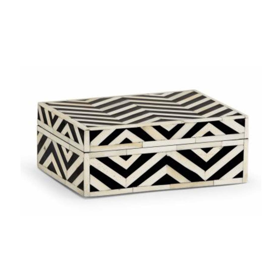 Handmade Bone Inlay Jewelry Box - Vintage Style Wooden Trinket Case for Necklaces, Rings & Earrings | Perfect for Bedroom Vanity, Wedding Gift & Travel Organizer