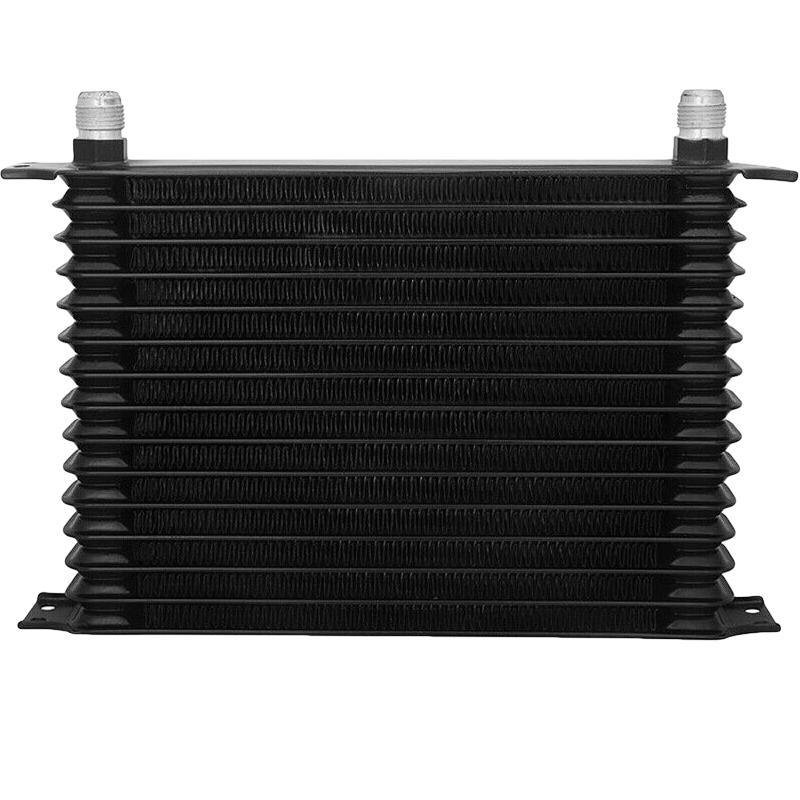 15 Row AN Transmission Oil Cooler with Electric Fan & Hose - High-Performance Cooling Kit for Trucks, SUVs, and Off-Road Vehicles