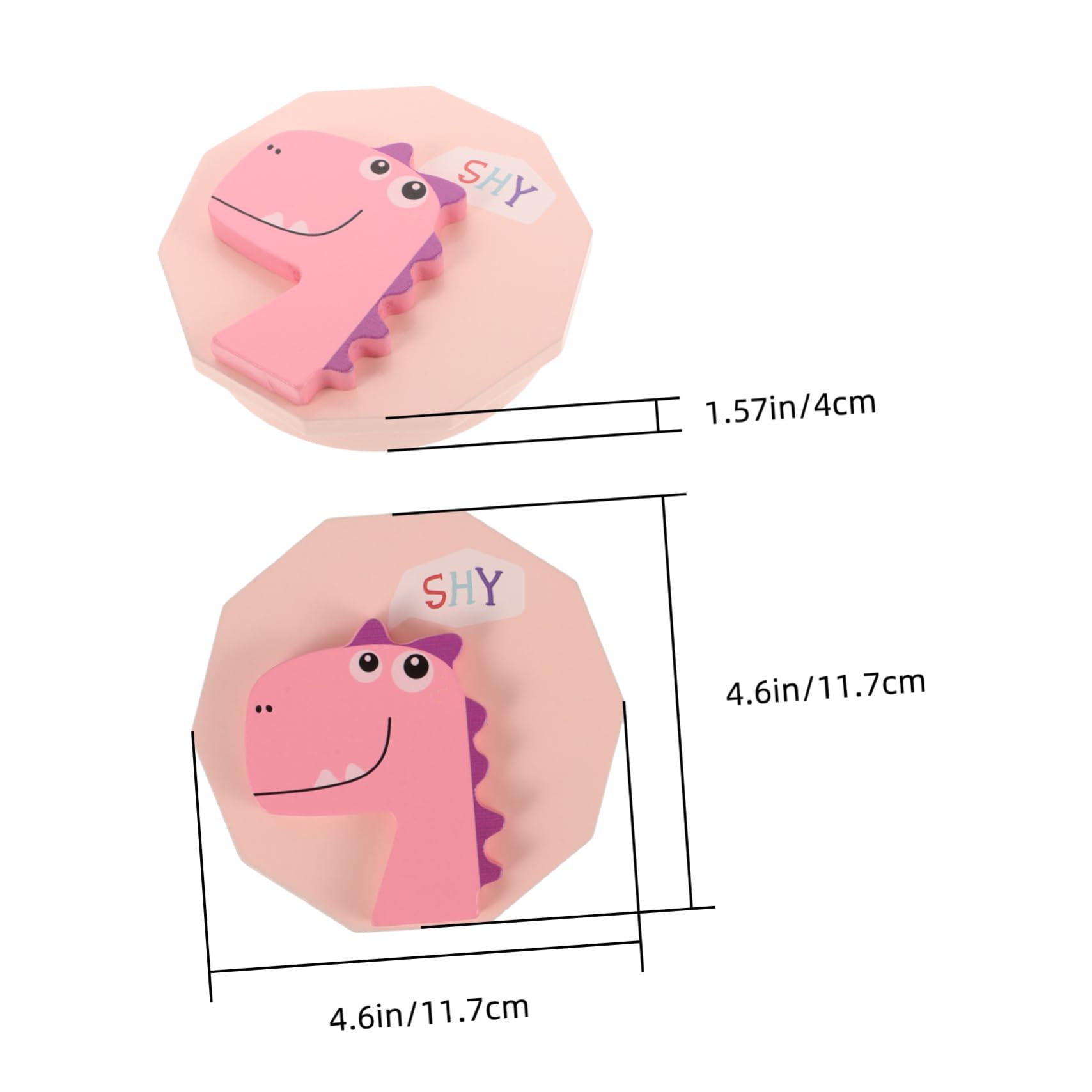 Catiebye Pink Wooden Tooth Storage Box - Portable Tooth Holder for Kids & Adults, Perfect for Baby Teeth Keepsake, Dental Organizer - Ideal for Travel, Home, and Video Camera Toy Accessories