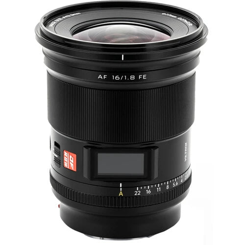 Viltrox AF 16mm f/1.8 FE Lens for Sony E Mount - Ultra Wide Angle Prime Lens with Fast Aperture, Ideal for Landscape, Astro & Low Light Photography